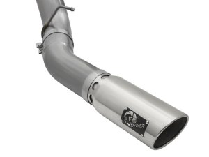 GMC Diesel Truck Performance Exhaust - aFe - Large Bore HD DPF-Back - `16-`17