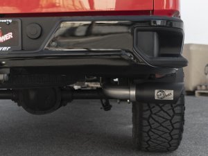 Chevrolet Silverado 1500 Performance Exhaust - Rear - aFe - Apollo GT Series Cat Back - Black - `19-`20
