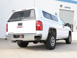 Chevrolet Silverado Performance Exhaust - Dual Rear-Side Exit - aFe - Apollo GT Cat-Back - Black - `09-`18