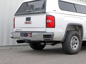 GMC Truck Performance Exhaust - Rear - aFe - Apollo GT Series Cat-Back, Dual Rear Exit - Black - `09-`18