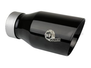 Chevrolet Silverado Performance Exhaust - aFe - Large Bore-HD DPF-Back w/Black Tip - Black - `23-`25