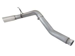 Nissan Titan XD Performance Exhaust - aFe - DPF Back, LARGE Bore HD, Stainless Steel - Polished - `16-`19