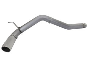 Nissan Titan XD Performance Exhaust - aFe - DPF Back, LARGE Bore HD, Stainless Steel - Polished - `16-`19