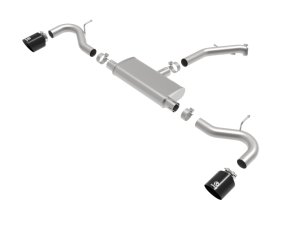 Hyundai Elantra GT Performance Exhaust - aFe - Takeda Series Axle-Back - Black - `18-`20
