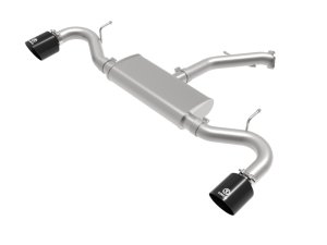 Hyundai Elantra GT Performance Exhaust - aFe - Takeda Series Axle-Back - Black - `18-`20
