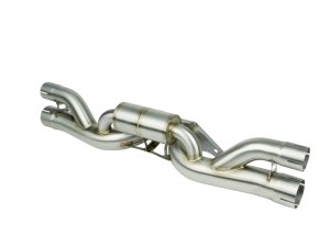 Porsche 911 GT3 Performance Exhaust - Rear - aFe - MACHForce XP 304 Stainless Secondary Muffler Delete - `14-`19