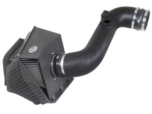 GMC Diesel Trucks Performance Air Intake - aFe - Magnum FORCE Stage-2 Pro DRY S - `11-`16