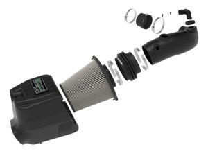 Ford Power Stroke Performance Air Intake - aFe - Quantum with Pro DRY S Filter - `08-`10
