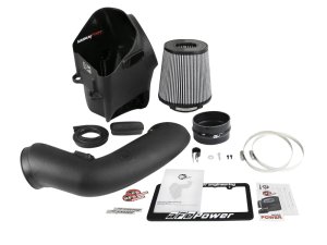 Ford Diesel Trucks Performance Air Intake - aFe - Magnum FORCE Stage-2 Pro DRY S - `17-`18
