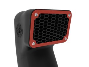 Jeep Gladiator Mojave Performance Air Intake - aFe - Dynamic Air Scoop D.A.S Snorkel - Black with Orange Accents - `20-`26