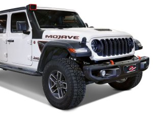 Jeep Gladiator Mojave Performance Air Intake - aFe - Dynamic Air Scoop D.A.S Snorkel - Black with Orange Accents - `20-`26