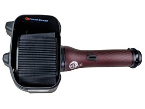 Dodge Ram 1500 Performance Air Intake - aFe - Track Series Red Kevlar/Carbon Fiber Intake System w/ Pro 5R Filter - Red - `25-`27