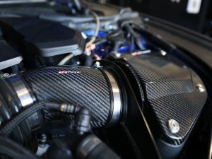 BMW M5 Performance Air Intake - aFe - Black Series Stage-2 Carbon Fiber with Pro DRY S Media - Black - `18-`23