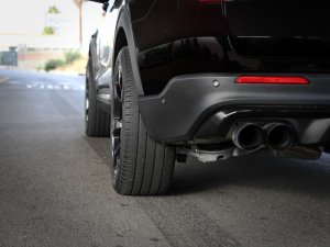 Ford Explorer Wheel Spacers - aFe - Billet Aluminum, 1.25in, 5x114.3, CB70.5 - Black - `20-`23