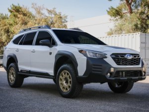 Subaru Outback Nerf Bars - aFe - Terra Guard Trail Steps - Black - `10-`14