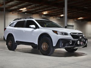 Subaru Outback Bumper - Front - aFe - Terra Guard with Winch Mount - Black - `20-`22