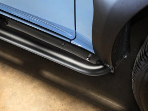 Subaru XV Crosstrek Off-Road Sliders - aFe - Terra Guard - Black - `18-`23