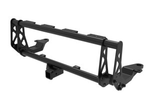 RAM 1500 Bumper - aFe - Terra Guard Bull Bar w/ Hitch Receiver - Textured Black - `19-`26 RAM 1500 Bumper - aFe - Terra Guard Bull Bar w/ Hitch Receiver - Textured Black - `19-`26