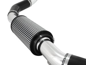 Infiniti Q60 Performance Air Intake - aFe - Stage-2 Cold Air Intake System w/ Pro DRY S Filter - Polished - `14-`15