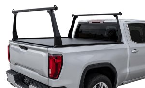 Rivian R1T Truck Rack - Access - ADARAC Aluminum Series - Matte Black - `22-`27
