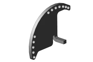 GMC Sierra Shutter Motor Bracket - Addictive Desert Designs - `19-`27