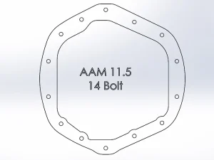 Dodge Ram Diff Cover Kit - Front + Rear - aFe - AAM 9.25-12 & AAM 11.5/12-14 - `13-`18