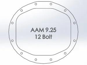 Dodge Ram Diff Cover Kit - Front + Rear - aFe - AAM 9.25-12 & AAM 11.5/12-14 - `13-`18