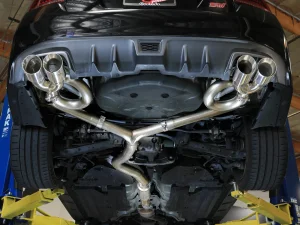 Subaru STi Performance Exhaust - aFe - Takeda 3in to 2-1/2in Stainless Cat-Back - Polished Tips - `15-`21