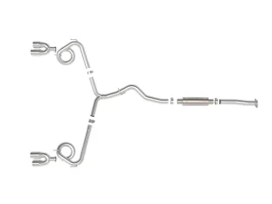 Subaru STi Performance Exhaust - aFe - Takeda 3in to 2-1/2in Stainless Cat-Back - Polished Tips - `15-`21
