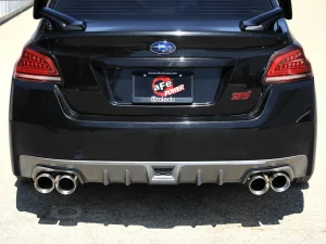 Subaru STi Performance Exhaust - aFe - Takeda 3in to 2-1/2in Stainless Cat-Back - Polished Tips - `15-`21