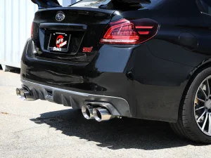 Subaru STi Performance Exhaust - aFe - Takeda 3in to 2-1/2in Stainless Cat-Back - Polished Tips - `15-`21
