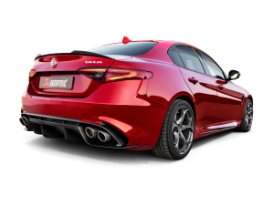 Alfa Romeo Giulia Performance Exhaust - Akrapovic - Cat Back - Titanium