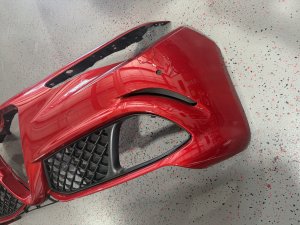 Alfa Romeo Giulia Quadrifoglio Front Bumper - Rosso Etna - Take Off