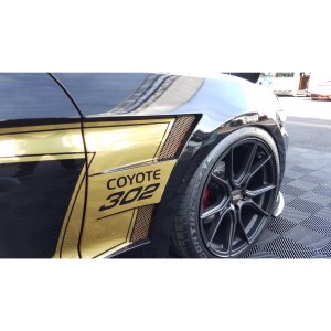 Ford Mustang Front Fenders - Anderson Composites - Fiberglass Set