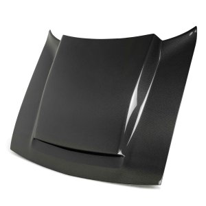 Dodge Challenger Hood - Anderson Composites - Type-DP Fiberglass Demon Style Cowl - `18-`23