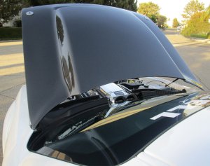 Dodge Challenger Hood - Anderson Composites - Type-DP Fiberglass Demon Style Cowl - `18-`23