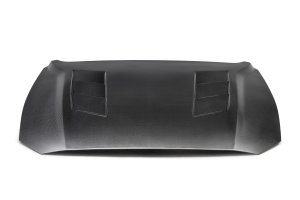 Ford Mustang Hood - Anderson Composites - Type-SA - Double-Sided Carbon Fiber - Matte Finish - '18-'23