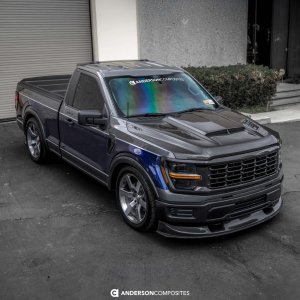 Ford F-150 Hood - Anderson Composites - Type-AB Carbon Fiber - `21-`25