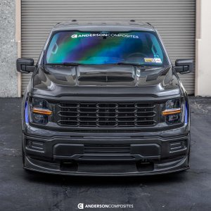Ford F-150 Hood - Anderson Composites - Type-AB Carbon Fiber - `21-`25
