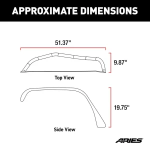 Jeep Wrangler JK Fender Flares - Front - Smooth Jeep Wrangler JK Fender Flares - Front - Smooth