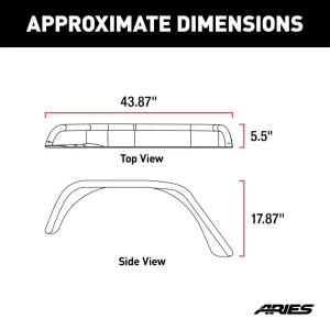Jeep Wrangler JK Fender Flares - Rear - Smooth Jeep Wrangler JK Fender Flares - Rear - Smooth