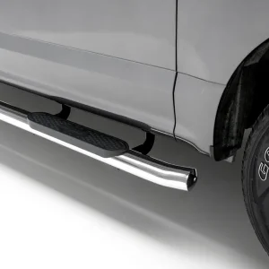 Toyota Tundra Side Steps - 4" Oval - Polished Stainless - Crewmax - '22-'25