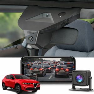 Alfa Romeo Tonale Integrated Dash Camera System - Front + Rear Dual Cameras