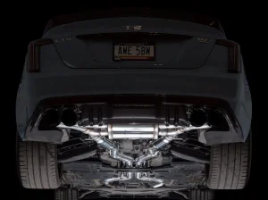 Cadillac CT5-V Performance Exhaust - AWE Tuning - Cat-Back SwitchPath - Diamond Black - Blackwing `22-`26 Cadillac CT5-V Performance Exhaust - AWE Tuning - Cat-Back SwitchPath - Diamond Black - Blackwing `22-`26