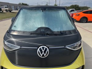 Volkswagen ID. Buzz Windshield Sunshade/ Reflector - BlackOut Sunshade - Roll Up