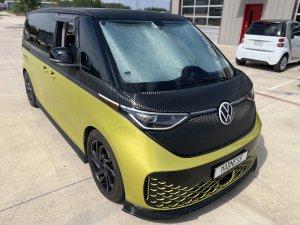 Volkswagen ID. Buzz Windshield Sunshade/ Reflector - BlackOut Sunshade - Roll Up