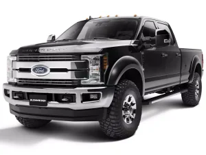 Ford F-250 Super Duty Fender Flares - Front - Bushwacker - Extend-A-Fender Style - Black - `23-`24