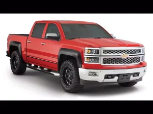 Ford F-350 Super Duty Fender Flares - Front - Bushwacker - Extend-A-Fender Style - Black - `23-`24