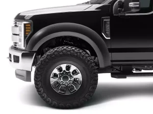 Ford F-350 Super Duty Fender Flares - Front - Bushwacker - Extend-A-Fender Style - Black - `23-`24