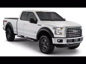 Ford F-350 Super Duty Fender Flares - Front - Bushwacker - Extend-A-Fender Style - Black - `23-`24